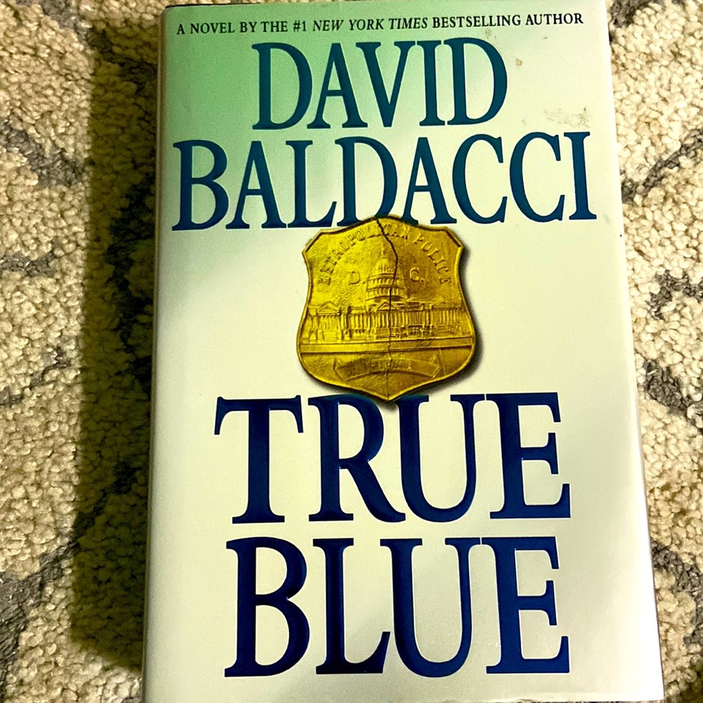 Used Hard Covered Book David Baldacci- True Blue
